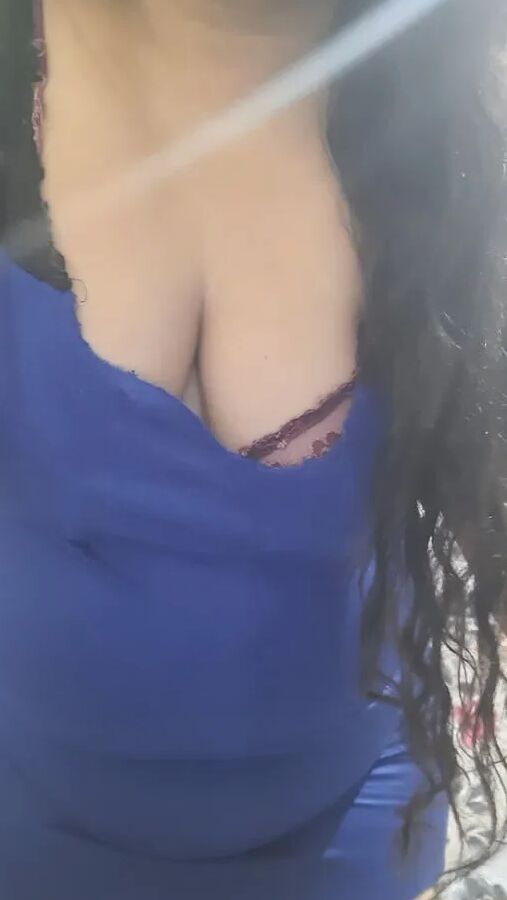 Hot naughty bhabhi in mini dress