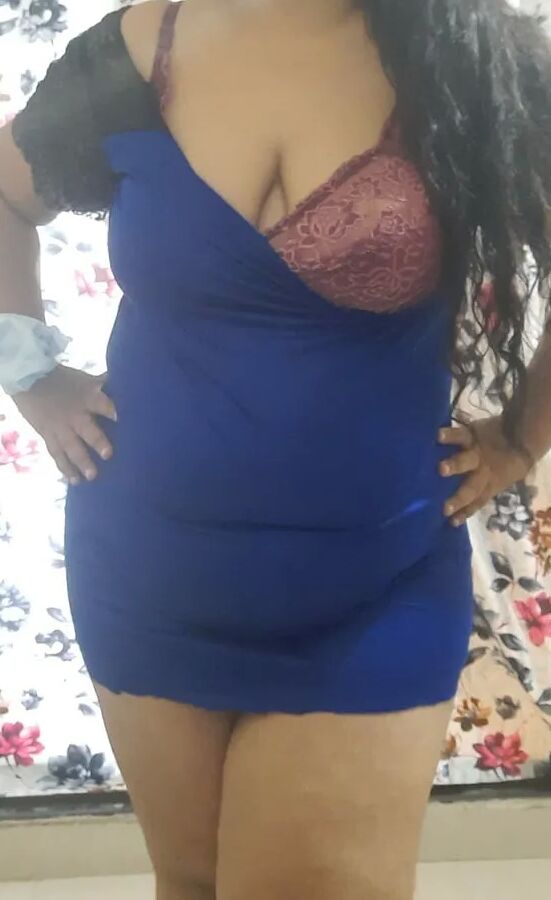Hot naughty bhabhi in mini dress