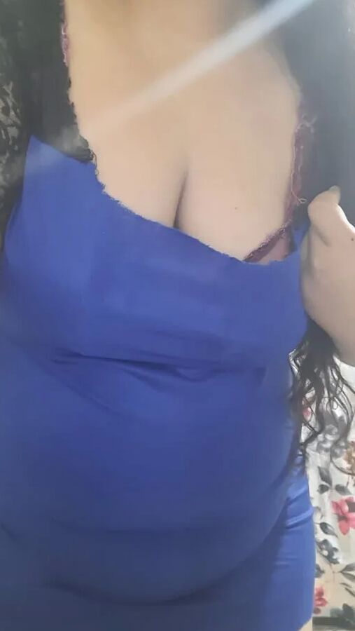 Hot naughty bhabhi in mini dress