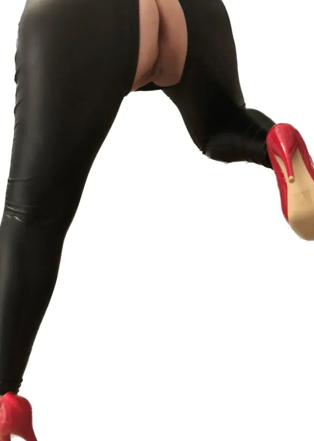 Stacey loves her tight PVC catsuit
