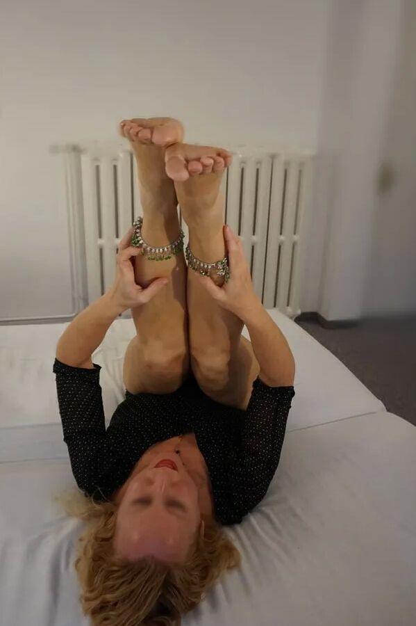 Clothed unclothed posing and blowjob