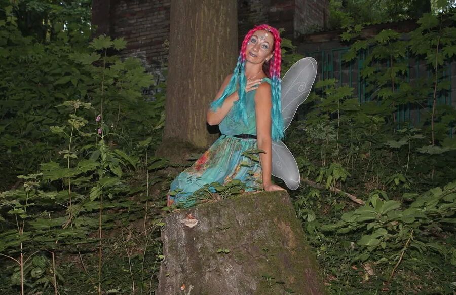 Fairy near the tree