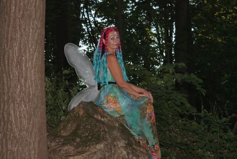 Fairy near the tree