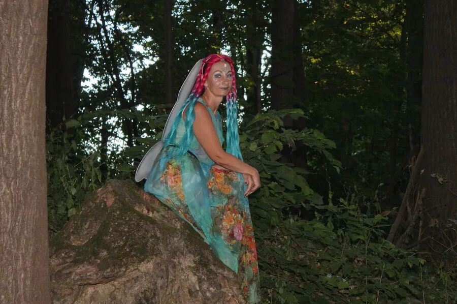 Fairy near the tree