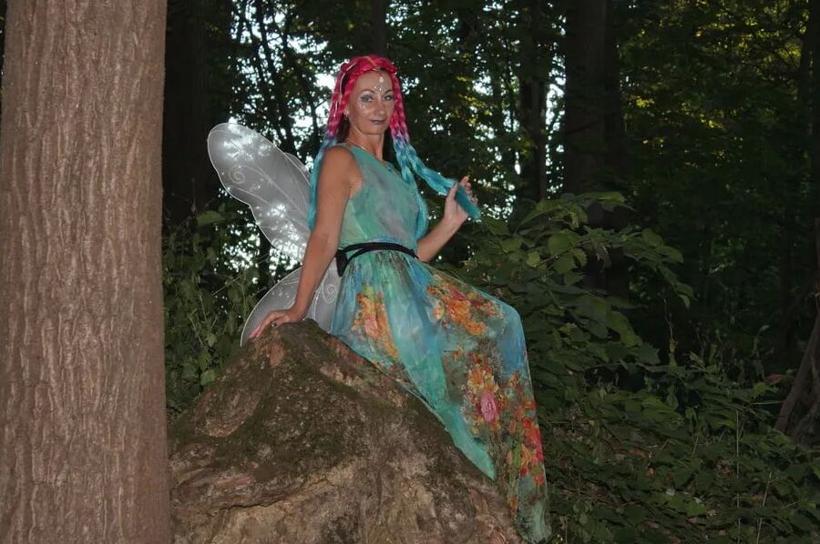 Fairy near the tree