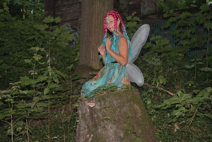 Fairy near the tree