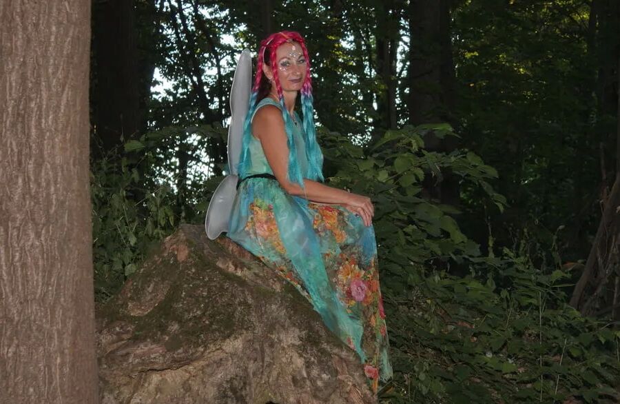 Fairy near the tree