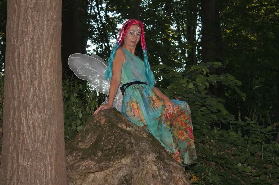 Fairy near the tree
