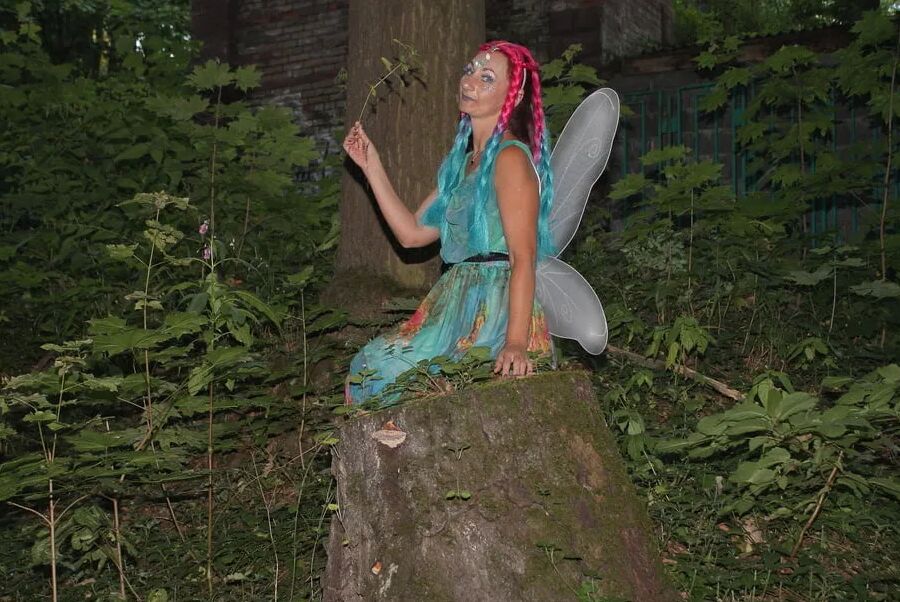 Fairy near the tree