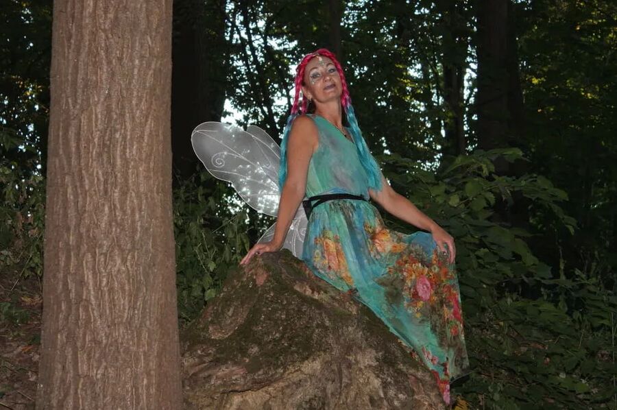 Fairy near the tree