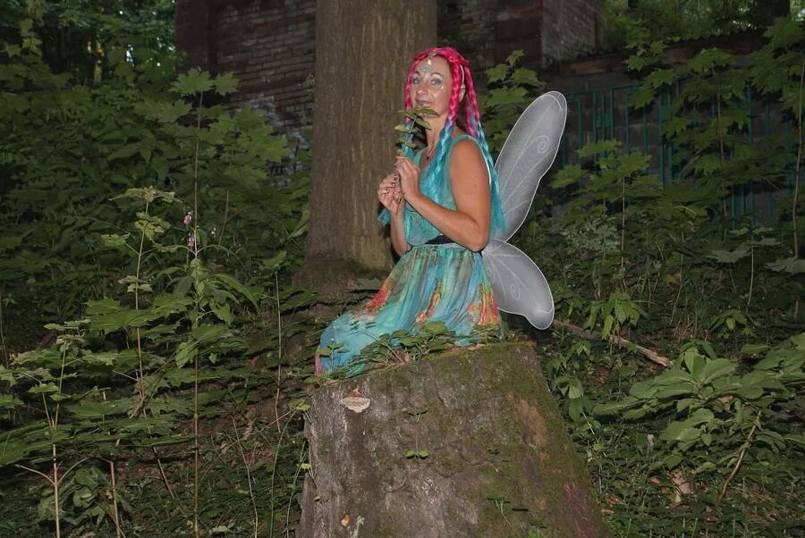 Fairy near the tree