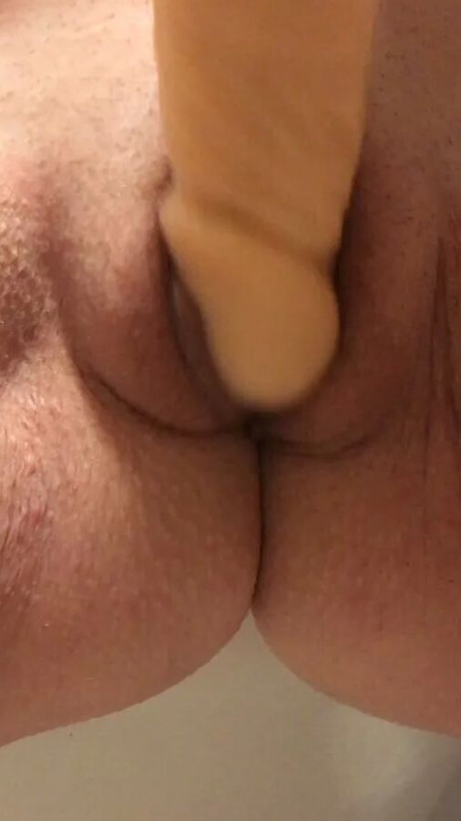 Smilis Playing around a bit with his new dildo