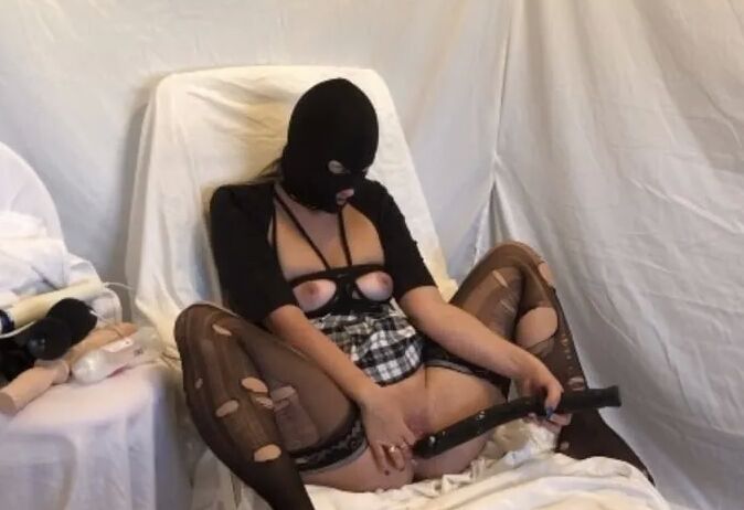My slave enjoying a day off