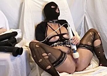 My slave enjoying a day off