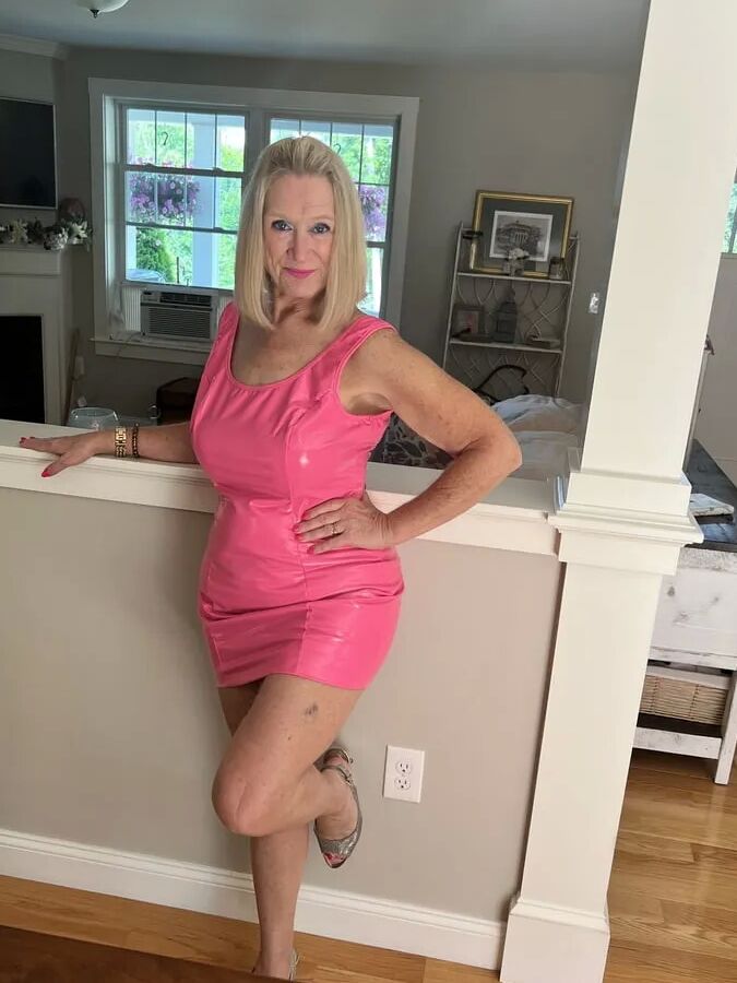 Danielle Dubonnet MILF Pink Dress
