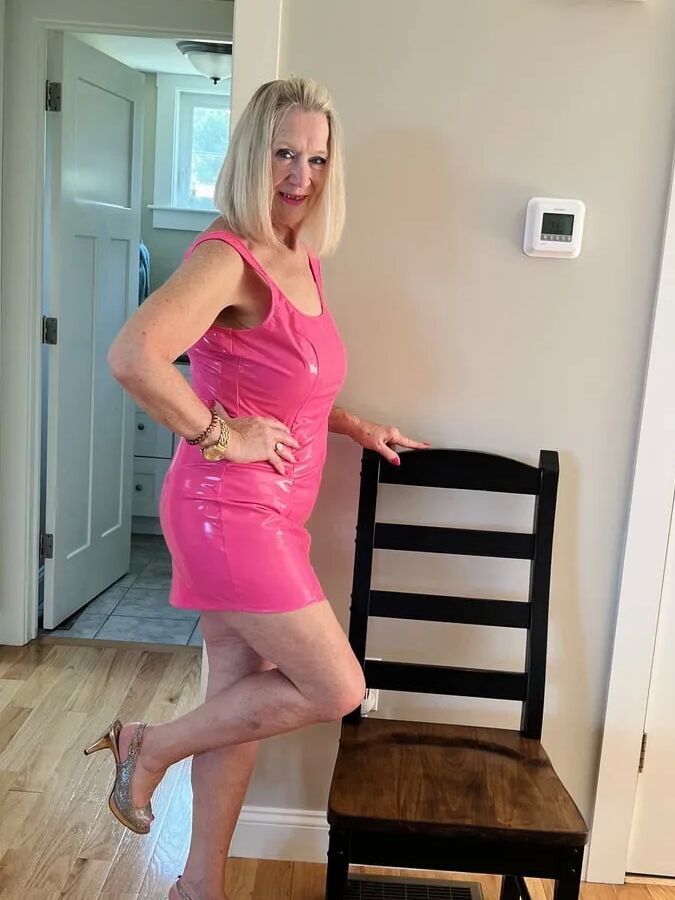 Danielle Dubonnet MILF Pink Dress