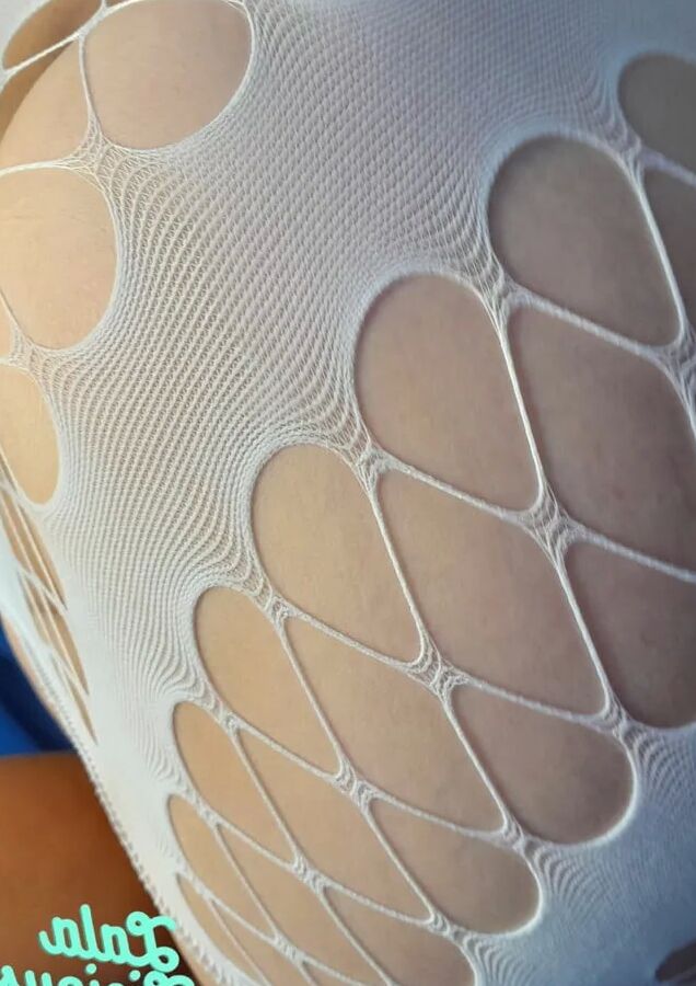 White Lingerie with hairy pussy and asshole