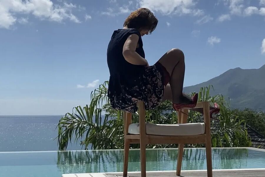 Naughty Sisi Posing At A Pool