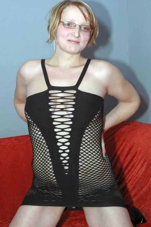 Photo shooting with blonde Babsi