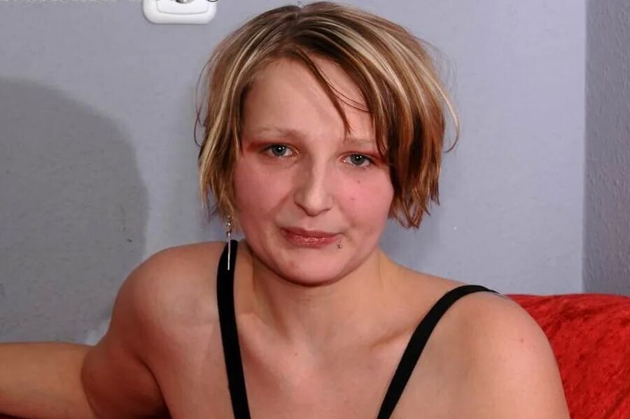 Photo shooting with blonde Babsi