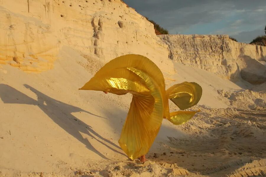 At sunset lighting