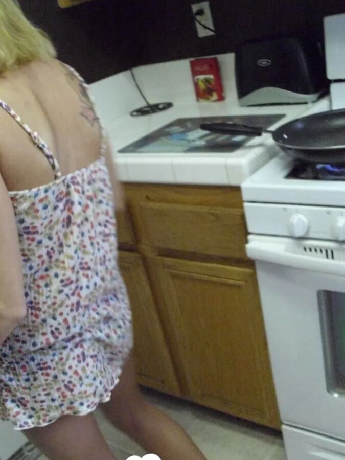 My wife really enjoys cooking while naked