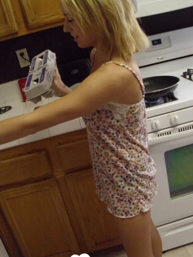 My wife really enjoys cooking while naked