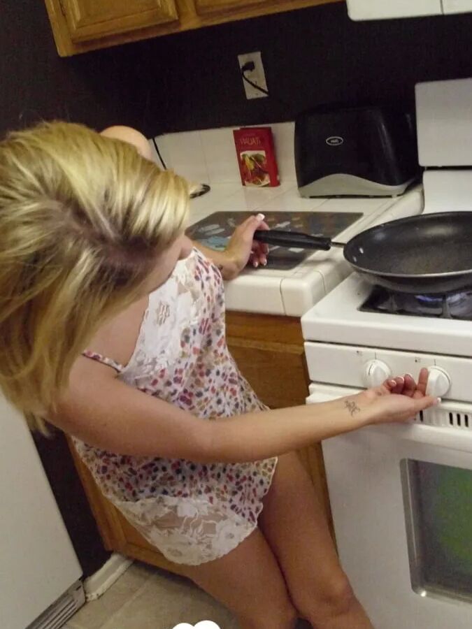 My wife really enjoys cooking while naked