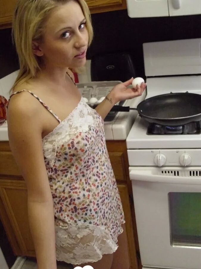My wife really enjoys cooking while naked