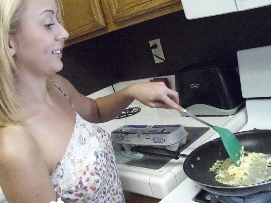 My wife really enjoys cooking while naked