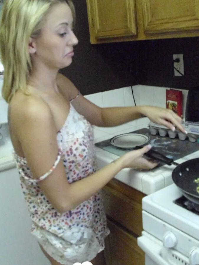 My wife really enjoys cooking while naked