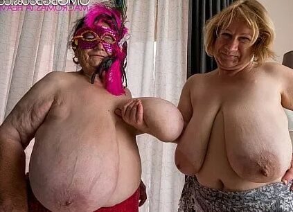 Saggy granny tits