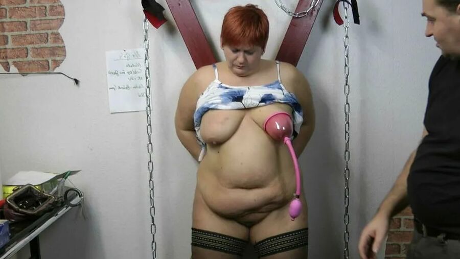 Belly spanking and tit torture