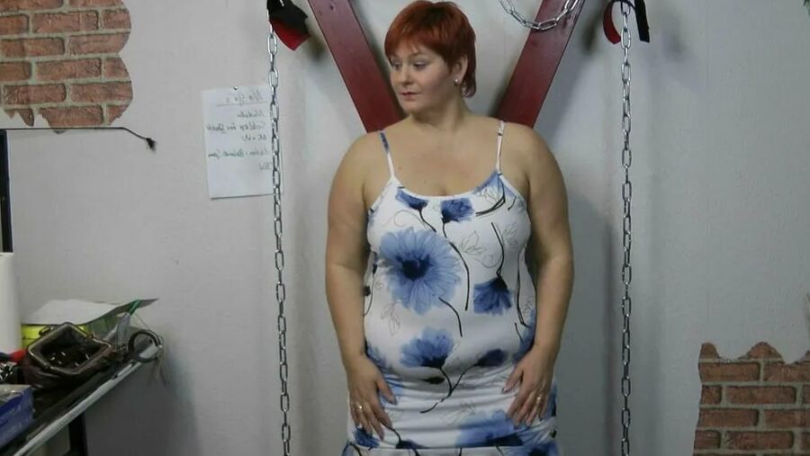 Belly spanking and tit torture