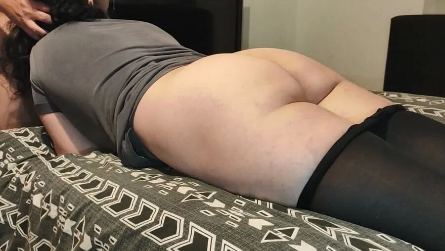 MILF Beautiful Big Ass in Leggings Anal Fuck
