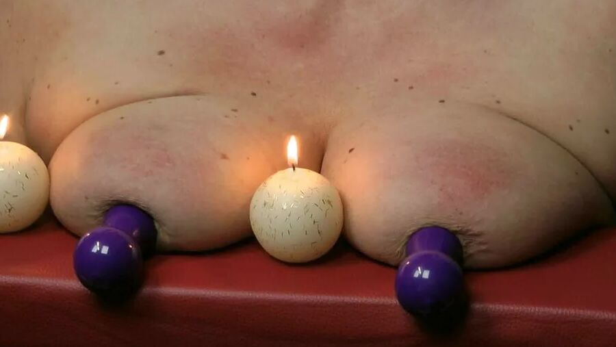 Big Boobs spank and sand