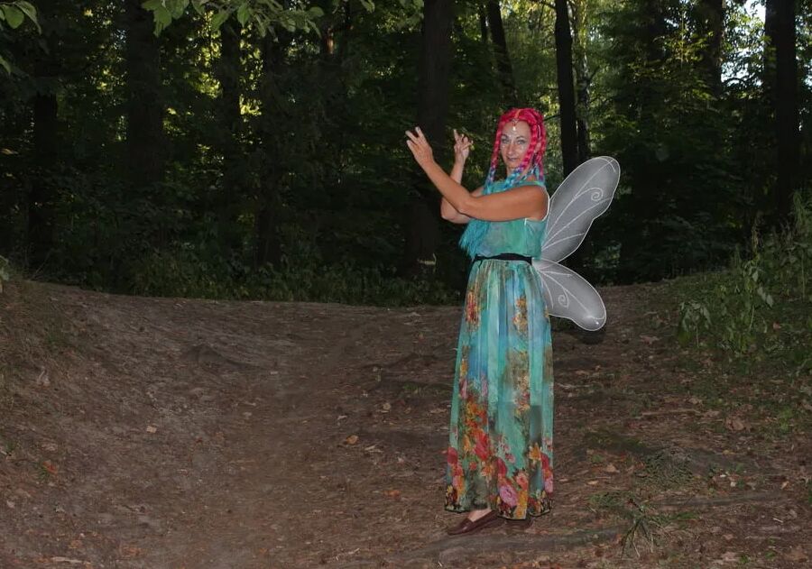 Fairy on slope
