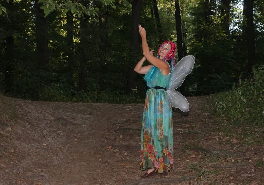 Fairy on slope