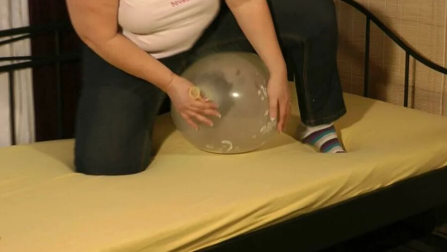 Played with a large balloon