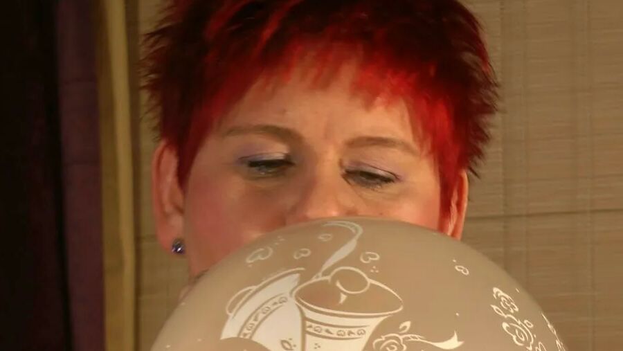 Played with a large balloon