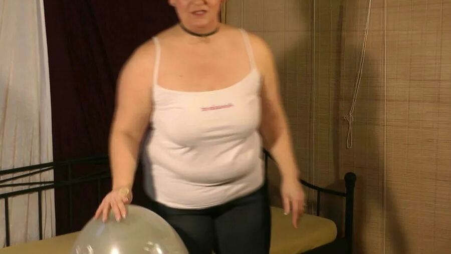 Played with a large balloon