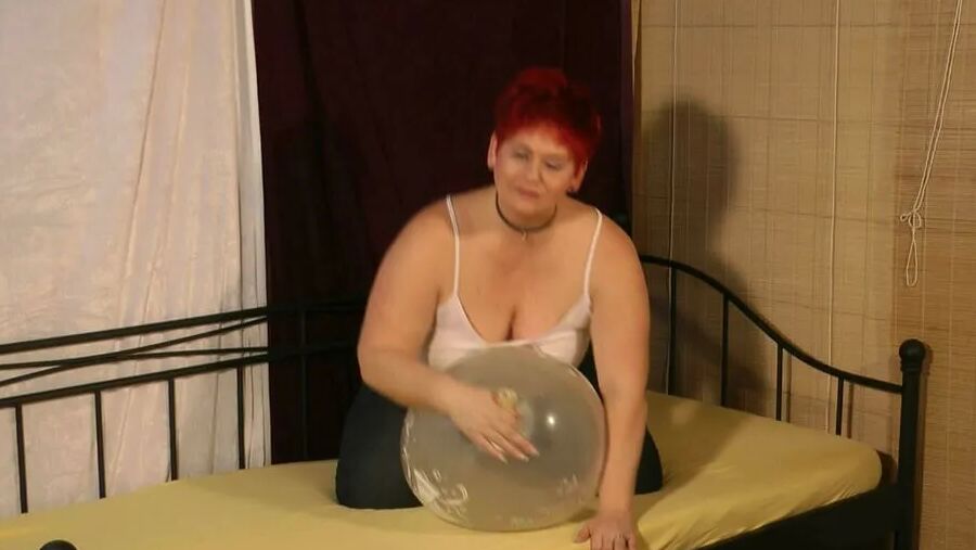 Played with a large balloon