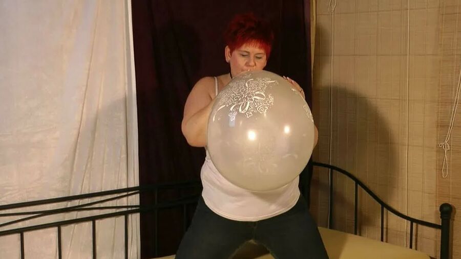 Played with a large balloon