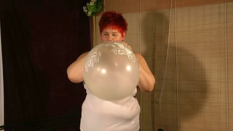 Played with a large balloon