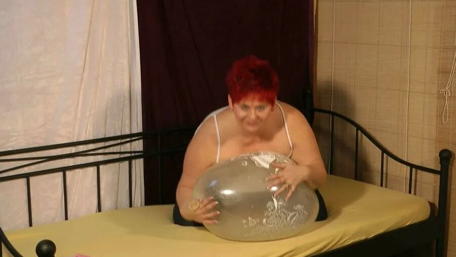 Played with a large balloon