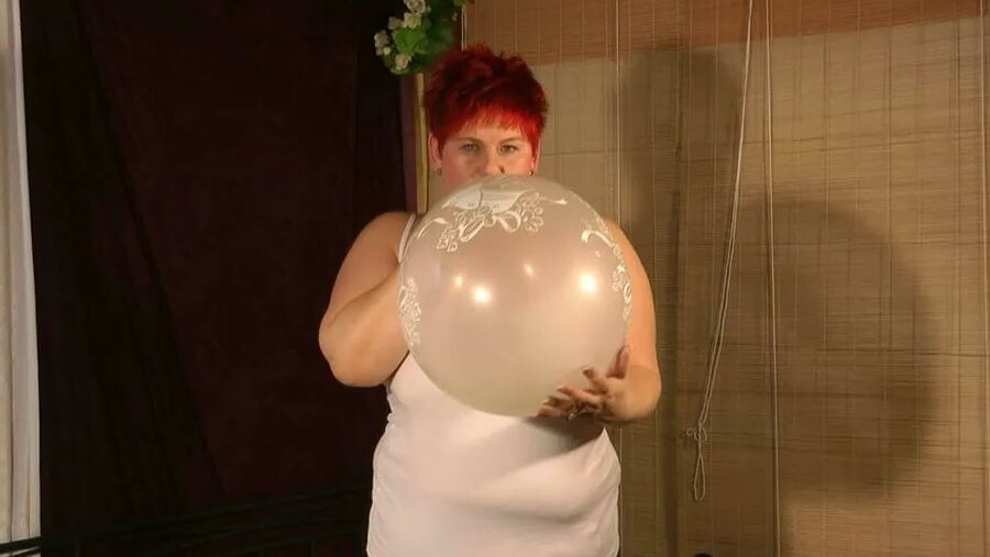 Played with a large balloon