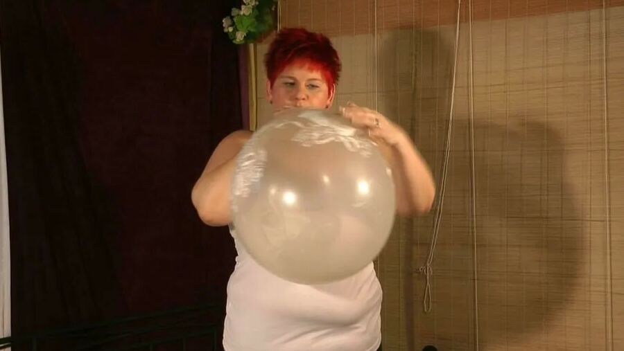 Played with a large balloon