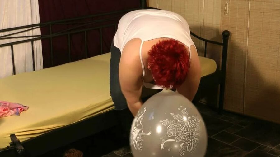 Played with a large balloon