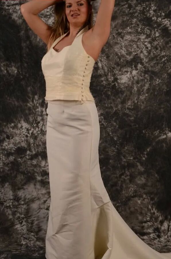 Photo shooting with Arabella May as a bride
