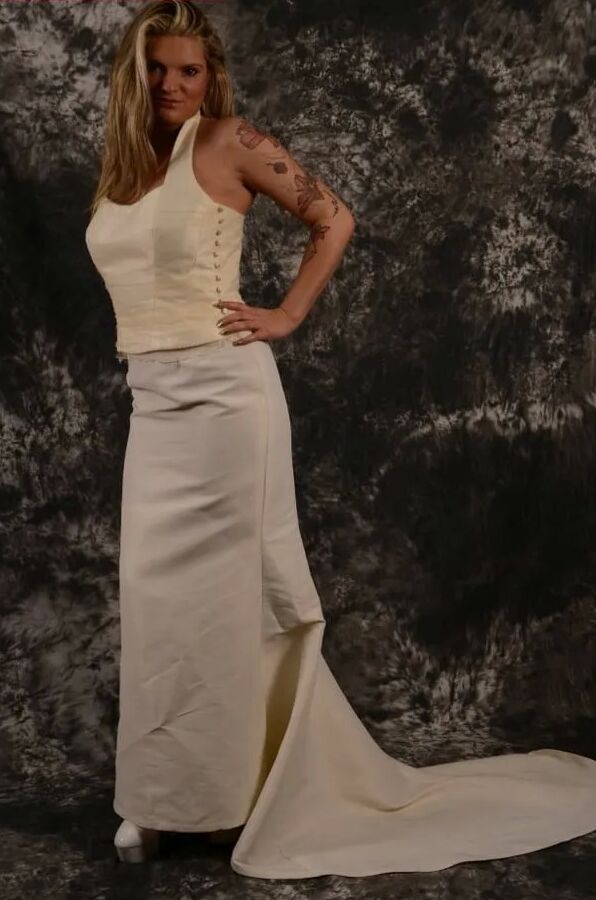 Photo shooting with Arabella May as a bride